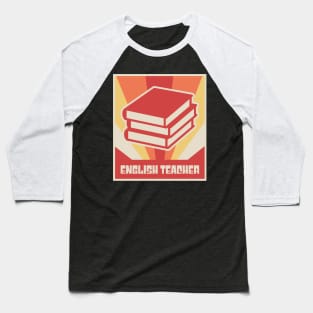 Retro Vintage Books – English Teacher Baseball T-Shirt